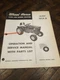 WHEEL HORSE TRACTOR 1965 Original Parts Manual Operators Service 1054-A