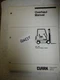 ORIGINAL CLARK C500 Y1015 SERVICE OVERHAUL MANUAL   OH429 Using Perkins Diesel