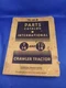 I H INTERNATIONAL HARVESTER CO. CRAWLER TRACTOR PARTS CATALOG T14 TD14 TC-25-B