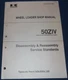 KAWASAKI 50ZIV WHEEL LOADER SERVICE SHOP REPAIR WORKSHOP MANUAL 2 VOLUME SET
