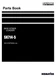 Komatsu SK714-5 Skid Steer Loader Parts Catalog Manual SN 37AFS0001-Up