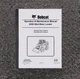Bobcat S220 Skid Steer Loader Owner Operator User Guide Manual SN 530711001 & Up