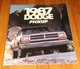 Original 1987 Dodge Ram Pickup Deluxe Sales Brochure Catalog D W 150 250 350
