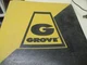 Grove RT75S Rough Terrain Crane Parts Book Manual 