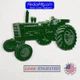 Oliver 1950T Tractor Laser Engraved Hanging Car Ornament Decoration