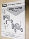 FORD Owner's Manual Supplement,  Series 801-D & 901-D Diesel Tractors ...
