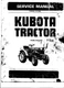 Kubota B6000 Tractor Workshop Manual