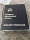 MASSEY FERGUSON MF410 Combine Technical Maintenance Service Manual First Print