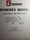 Farmhand F20-A s/n 1600up Front End Loader Ag Farm Tractor Owner & Parts Manual