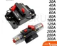 Manual Reset Circuit Breaker 20A&ndash;300A Waterproof 12V&ndash;48V Car Audio Marine