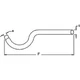102079A Exhaust Pipe fits White Oliver Tractor Super 55 550
