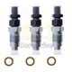 3Pcs Fuel Injector 19077-53000 for Kubota Engine D1403 D1403-E2B D1503 D1503-M
