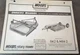 Original Woods Model 84-2 & M84-2 Rotary Mowers Owner's Operating Manual