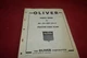 Oliver Tractor 316 316-A Plow Parts Book Manual TBPA 