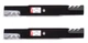 46" Cut Blades for Cub Cadet M200-46 17ADCACT058, SLT1500, Oregon 96-401 (2)