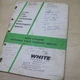 WHITE G1400 G1600 4 Four Cylinder ENGINE OPERATOR MAINTENANCE GUIDE Manual book