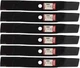 6 pk Oregon 91-138 Heavy Duty Blade 54" John Deere Z930M, Z930R, Z950R, Z994R