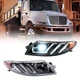 For International 4100 4200 4300 4400 2002-2018 Pair Headlight Full LED Assembly