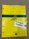 John Deere Parts Catalog for F950 Series Roller Harrows PC-1180