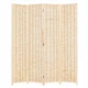 THY COLLECTIBLES Decorative Freestanding Wood Frame Reed Woven 4 Panels...