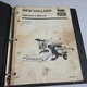 NEW HOLLAND TR70 COMBINE  OPERATORS  MANUAL & Service Parts Catalog