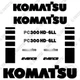 Fits Komatsu PC300HD-6LL Decal Kit Excavator - 7 YEAR OUTDOOR 3M VINYL!