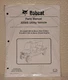 Bobcat 2200S Equipped With Toolcat Interlock Control - Parts Manual #6986533 NEW