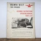 Hawk Bilt Side Spreader SS-350 Assembly Instructions Operating Manual & Parts