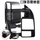 Chrome Power Heated Tow Mirrors For 99-07 Ford F250-F550 Super Duty LED Signal