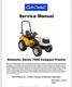 2004 Cub Cadet 7000 Series Tractor Service Manual 88 Pages comb bound