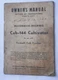 1952 INTERNATIONAL MCCORMICK DEERING CUB 144 CULTIVATOR INSTRUCTIONS MANUAL
