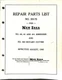 New Idea SH-75 Repair Parts List 60 61 451 Shredder 450 Rotary 1962