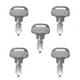 18510-63720 5 PCS Ignition Key For Kubota Tractor M4900 M5700 M6800 M8200 M9000