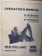 New Holland Ford B-104 Backhoe Service Operators Manual 