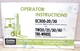 Clark EC300-20/30 TW20/25/30/40 Tri Wheel Operator Instructions Forklift Manual