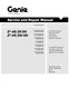 GENIE Z-45/25 DC Z-45/25J DC MANLIFT SERVICE AND REPAIR MANUAL BOOK 1268530GT