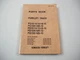 Genuine 1994 Komatsu FG FD 10 14 15 18 -15 H S Forklift Parts List Parts List