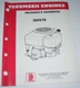 TECUMSEH ENGINES MECHANIC'S 1993 HANDBOOK OHV15 Specifications Part List 695795