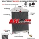 3-ROW MASSEY FERGUSON TRACTOR RADIATOR FIT HARRIS 50 MH50 65#182456M91,184525M91
