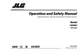 JLG 1850SJ Boom Lift Maintenance Operation Operators Manual 31217417