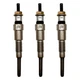 3 Pieces Glow Plug 6670470 Fits Bobcat Backhoe Loader B100 B200 B250 BL275