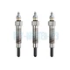 3X Glow Plug for Kioti CK30 CK35 DK35 DK40 DK45 DK50 DK551 DS3510 Mahindra 3510