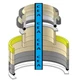 91E2-2708 Arm Cylinder Seal Kit Fits Hyundai R280LC R320LC
