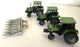 Lot of 4 Ertl 6260 7085 Deutz-Allis Tractor & Implement 1/64 Scale Diecast
