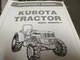 Kubota M9000DL-F Tractor Operators Manual