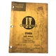I &T Shop Service FO-18 Ford Tractor Fordson Dexta & Super Dexta  Repair Manual