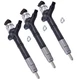 For Toyota Engine 1ZS 1Z Forklift 8FDU15 8FDU18 3PCS Fuel Injector 23670-UM010