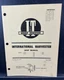 I&T SHOP SERVICE SHOP MANUAL INTERNATIONAL HARVESTER IH-40 B-275 B-414 354 364