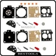 2x Carburetor Diaphragm Kit for Wacker BH23 Solo 641 662 BOMAG BT55 BT58 BT68 BT620
