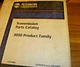 Allison T350 T375 3000EVS 3000HS 3000RDS Transmission Parts Catalog Manual